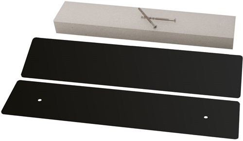 Stoer! Briefplaat Afdichter London Zwart Xl - 45005170-3