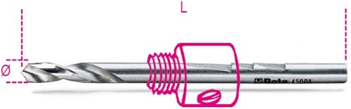 Beta Centreerboren voor houders 450AL/1 HSS 450PA/1 - 004500252