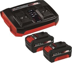 Einhell 18 V/4.0 Ah Starter Kit - 2 accu's - DUO-lader - 4512112