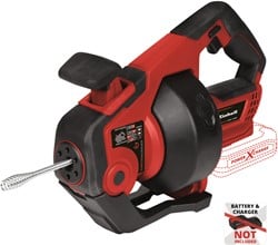 Einhell TE-DA 18/760 Li Solo - Accu Automatische Rioolontstopper | 18V | Zonder accu en lader - 4514160 4514160