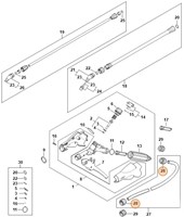 Stihl Accessoires 42557083105 | Onderdeel Wartelmoer voor SG 71 Drukspuit - 42557083105-2