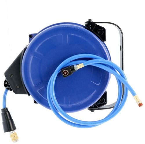Airpress 4650808 | Luchtslanghaspel | wandmodel zelfoprollend | 1/4" | 8 m | 15 bar-2