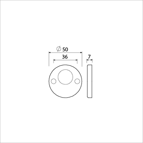 AMI Rond Rozet 3 RH Rc F-2 - 226209-2
