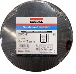 Soudal SOUDABAND 600 BG1 20/2-4 Anthracite (10m)  - 168403