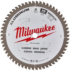 Milwaukee Accessoires Cirkelzaagblad P Alu 203x5/8x2,4x58 - 48404345