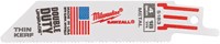 Milwaukee THIN KERF Reciprozaagbladen voor Metaal | 100 mm x 18 Tpi | 5 stuks - 48475183