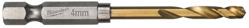 Milwaukee Accessoires metaalboor shockwave hss-g ti. 4mm -2pcs - 48894708 afbeelding