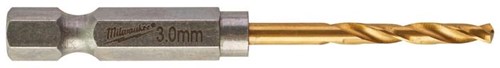 Milwaukee Accessoires Metaalboor Shockwave HSS-G Ti. 3mm -2pcs - 48894763