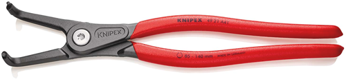 Knipex Precisie-borgveertang voor buitenringen op assen | Anti-slip kunststof bekleed - 49 21 A41 SB-2