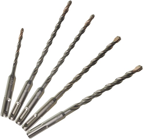 Milwaukee Accessoires Set SDS-plus hamerboren (5-delig) - Inhoud: Ø 5.5"x110 mm en Ø 5.5"/"6"/"7"/"8"x160 mm - 4932352834