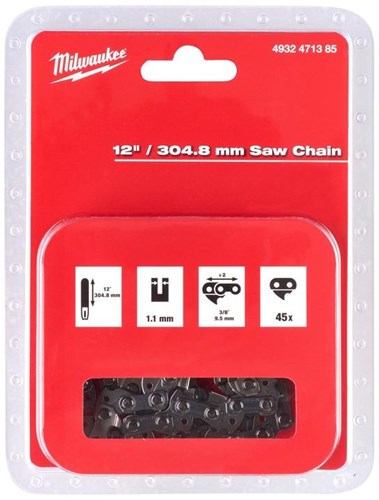 Milwaukee Accessoires Ketting voor kettingzaag 3/8" x 304,8 x 1,1 - 4932471385