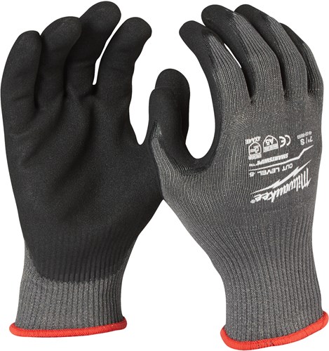Milwaukee Accessoires Gedipte werkhandschoenen | snijklasse 5/E - M/8 | 1 paar - 4932471424
