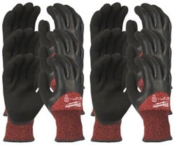 Milwaukee Accessoires Gedipte winter werkhandschoenen snijklasse 3/C - XL/10 | 12 paar - 4932471612