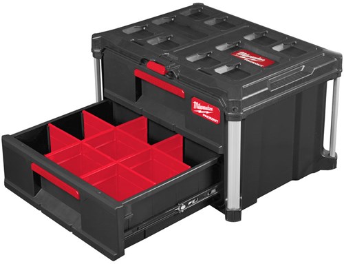 Milwaukee PACKOUT Toolbox | met 2 lades - 4932472129-2