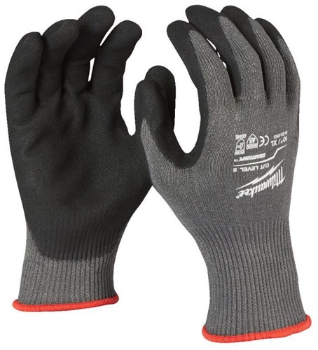 Milwaukee Accessoires Bulk Gedipte werkhandschoenen | snijklasse 5/E - M/8 | 144 paar - 4932479016