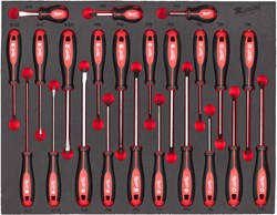 Milwaukee Accessoires Tri-Lobe Schroevendraaier Foam Inlay 23-delig - 4932479830