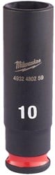 Milwaukee Accessoires SHOCKWAVE Slagdop 1/4" diep 10mm | 1 stuk - 4932480259
