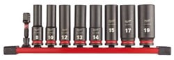 Milwaukee Accessoires 3/8" | Slagdop diep | set | 9-delig - 4932480455