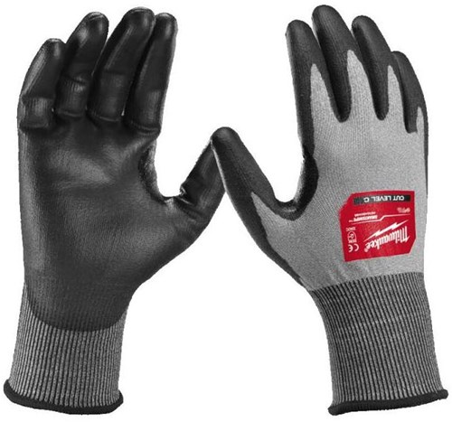 Milwaukee Accessoires 12-Pack Hi-Dex Werkhandschoenen Snijklasse 3/C - 8/M | 12 paar - 4932480512