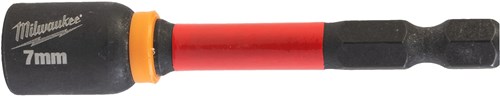 Milwaukee Nut Driver Mag ShW HEX7 x 65 mm - 1 pc Dop SHOCKWAVE™ magnetisch Hex 1/4 7 x 65mm - 4932492437