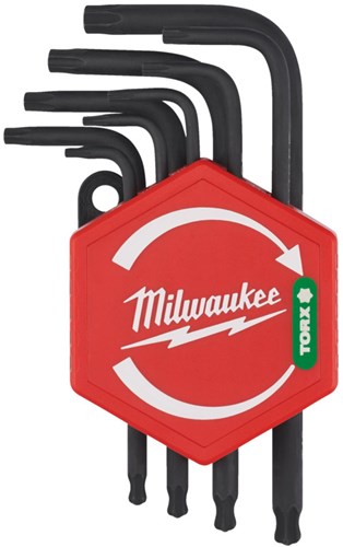 Milwaukee Compacte L-vormige Torx sleutelset | 9-delig - 4932492703
