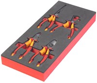 Milwaukee Accessoires Foam inlay VDE tangenset 1 (4-delig) - 4932493250
