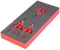 Milwaukee Accessoires Foam inlay tangenset (3-delig) (4932492462/4932492463/4932492465) - 4932493256