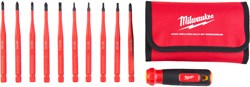 Milwaukee Schroevendraaiersset | Geïsoleerd | VDE | 4 in 1 | Torx Multi-Bit | In etui - 4932493658
