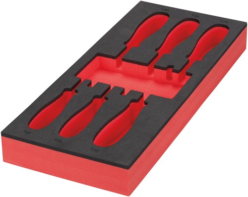 Milwaukee Empty 6 pc Screwdriver TX Set 2 Foam Insert Lege Foam Inlay schroevendraaier TX Set 2 (6 delig) - 4932493670-2