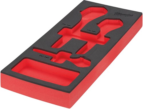Milwaukee Empty 3 pc Adjustable Wrench set Foam Insert Lege Foam Inlay verstelbare moersleutelset (3 delig) - 4932493674-2