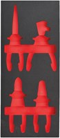 Milwaukee Empty 4 pc VDE Pliers Set 2 Foam Insert Lege Foam Inlay tangen VDE set (4-delig) - 4932493675