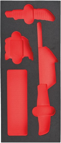Milwaukee Empty 3 pc Cutting and Measuring Foam Insert Lege Foam inlay snij en meet set (3-delig) - 4932493681