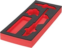 Milwaukee Empty 3 pc Cutting and Measuring Foam Insert Lege Foam inlay snij en meet set (3-delig) - 4932493681-2