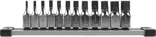Milwaukee Accessoires 12-delige 3/8'' Triple Vierkant Bitdop Set - 4932500433