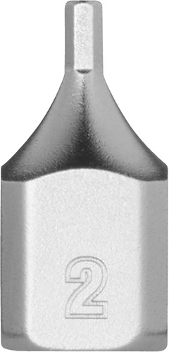 Milwaukee Accessoires 1/4'' 2mm Zeskant korte Bitdop - 4932500473