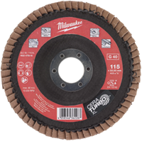 Milwaukee Accessoires Lamellenschijf CERA TURBO XL 115mm G40 5° - 1 st - 4932502178-2