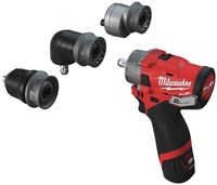 Milwaukee M12 FPDXKIT-202X | FUEL accu klopboormachine 12V met verwisselbare koppen in HD Box (2x 2.0Ah accu + C12 C lader) - 4933464138