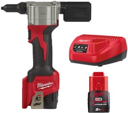 Milwaukee M12 BPRT-201X Blindklinknagel tang 12V (1x 2.0Ah accu) - 4933464405