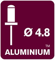 Rapid High performance blindklinknagels Ø4,8 x 25 mm, 50 stuks + boor - 5000392 - 5000392-3