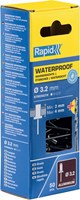 Rapid Blindklinknagels Waterdicht | Ø3,2 x 8 mm | Incl. Boor | 50 Stuks - 5000399
