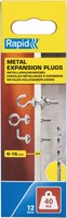 Rapid Hollewandplug Schroefhaak, Schroefoog en Schroefduim | 40 kg draaggewicht - 5001557-2