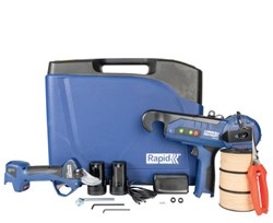 Rapid Wijnbouwset | BHX30 + BHX50 Accubindmachine en- snoeischaar | 2 x 2,5 Ah accu + snellader | Incl. 4 spoelen met papierdraad | In koffer 5001597