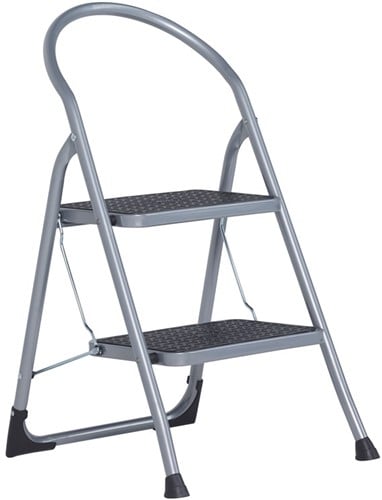 Altrex Cromato huishoudtrap 2-treeds Silver - 500949