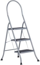 Altrex Cromato huishoudtrap 3-treeds met hoge beugel Silver - 500951
