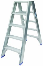 Solide Professionele Dubbele Trap 2x5 Treden Solide - DT05