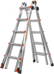 Little Giant Velocity | 4x6 Sporten | Aluminium telescopische vouwladder - 503916