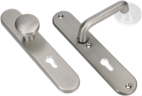 AMI Veiligheidsbeslag 250/50/1 Knop 169/50 Profielcilinder 55 Deurkruk 356 Irox Archi-Design Deurdikte 38/42 - 622261