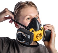 DeWalt DXIR1HMLA2P3 Lichtgewicht Halfgelaatsmasker met A2P3 filters | Maat L - DXIR1HMLA2P3-3