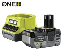 Ryobi RC18120-140X | ONE+ 18V 1x 4.0Ah Lithium+ accu en lader - 5133005091