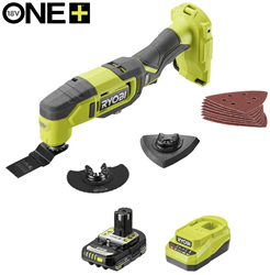 Ryobi RMT18-1C20GP 18v Accu-multitool | One Plus | (incl. 1x 2,0 Ah accu & lader) - 5133006920